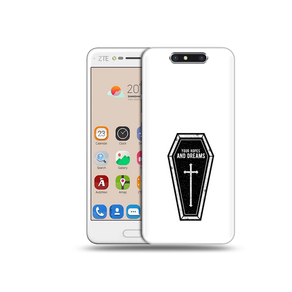 

Чехол MyPads Tocco для ZTE Blade V8 гроб с мечтами (PT100217.451.299), Прозрачный, Tocco