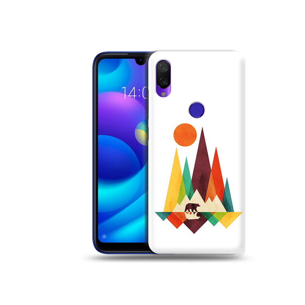 

Чехол MyPads Tocco для Xiaomi Mi Play нарисованные горы с медведем (PT128724.322.506), Прозрачный, Tocco