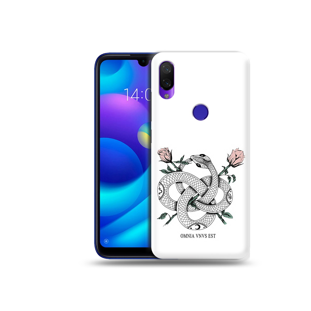 

Чехол MyPads Tocco для Xiaomi Mi Play нарисованная змея абстракция (PT128724.322.502), Прозрачный, Tocco