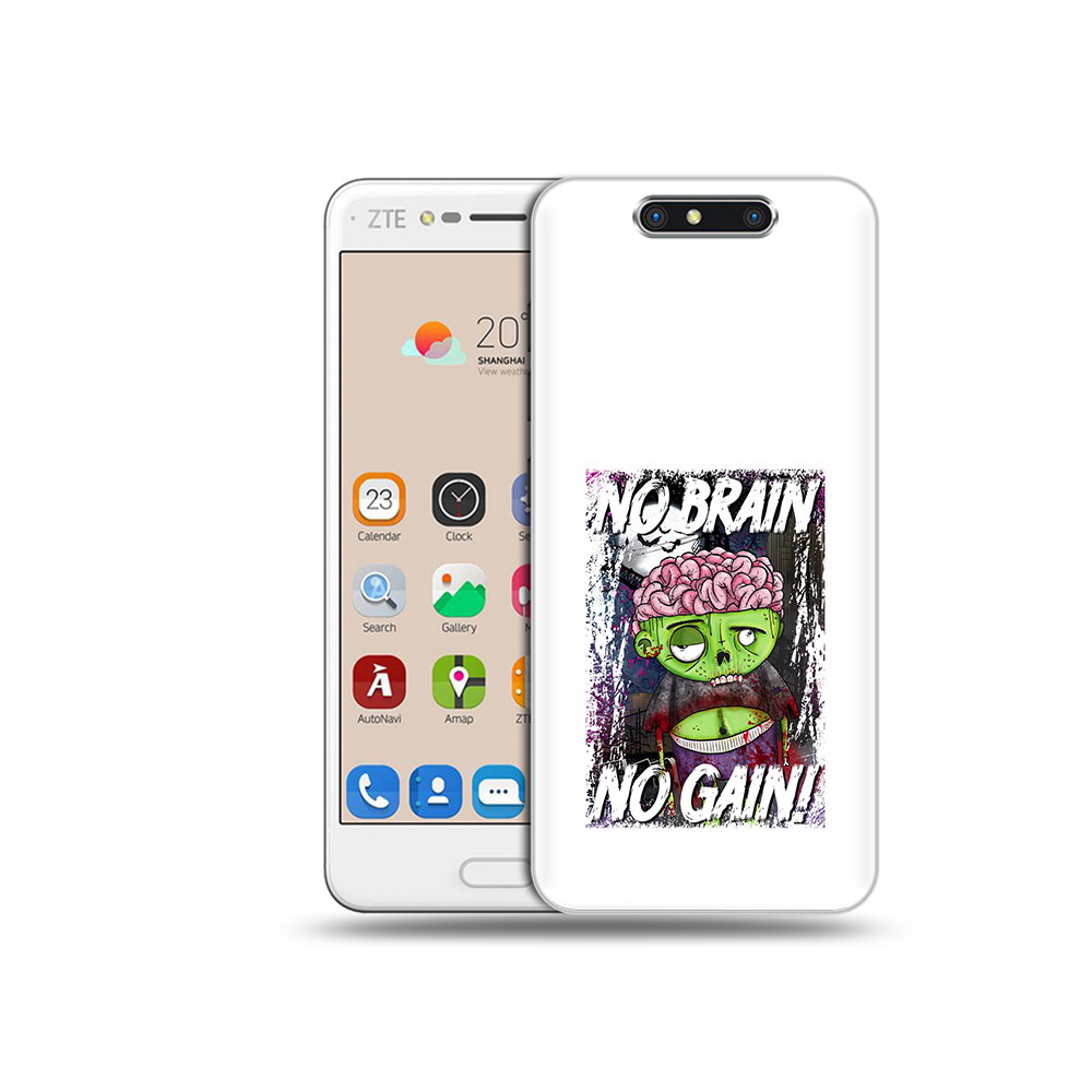 Чехол MyPads Tocco для ZTE Blade V8 глупый зомби (PT100217.451.289)