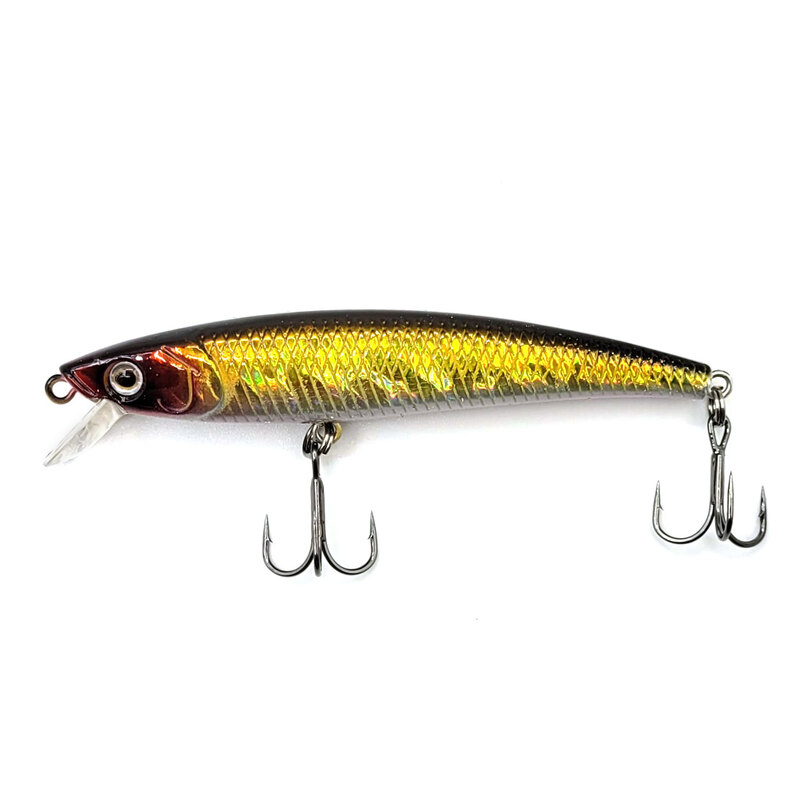

Воблер Namazu BOB-fish, L-87мм, 8,7г, минноу, тонущий (0,5-1,0м), цвет №10 (N10-87-C10), Золотистый;красный;черный, BOB-fish