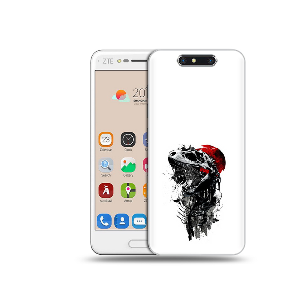 

Чехол MyPads Tocco для ZTE Blade V8 вымерший динозавр (PT100217.451.284), Прозрачный, Tocco