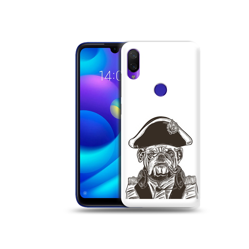 

Чехол MyPads Tocco для Xiaomi Mi Play мопс генерал (PT128724.322.483), Прозрачный, Tocco