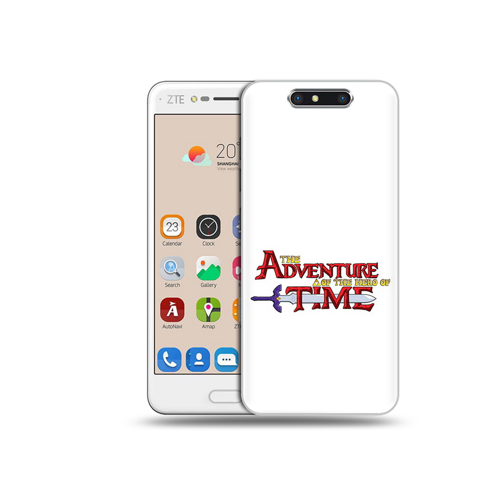 

Чехол MyPads Tocco для ZTE Blade V8 время приключений логотип (PT100217.451.275), Прозрачный, Tocco