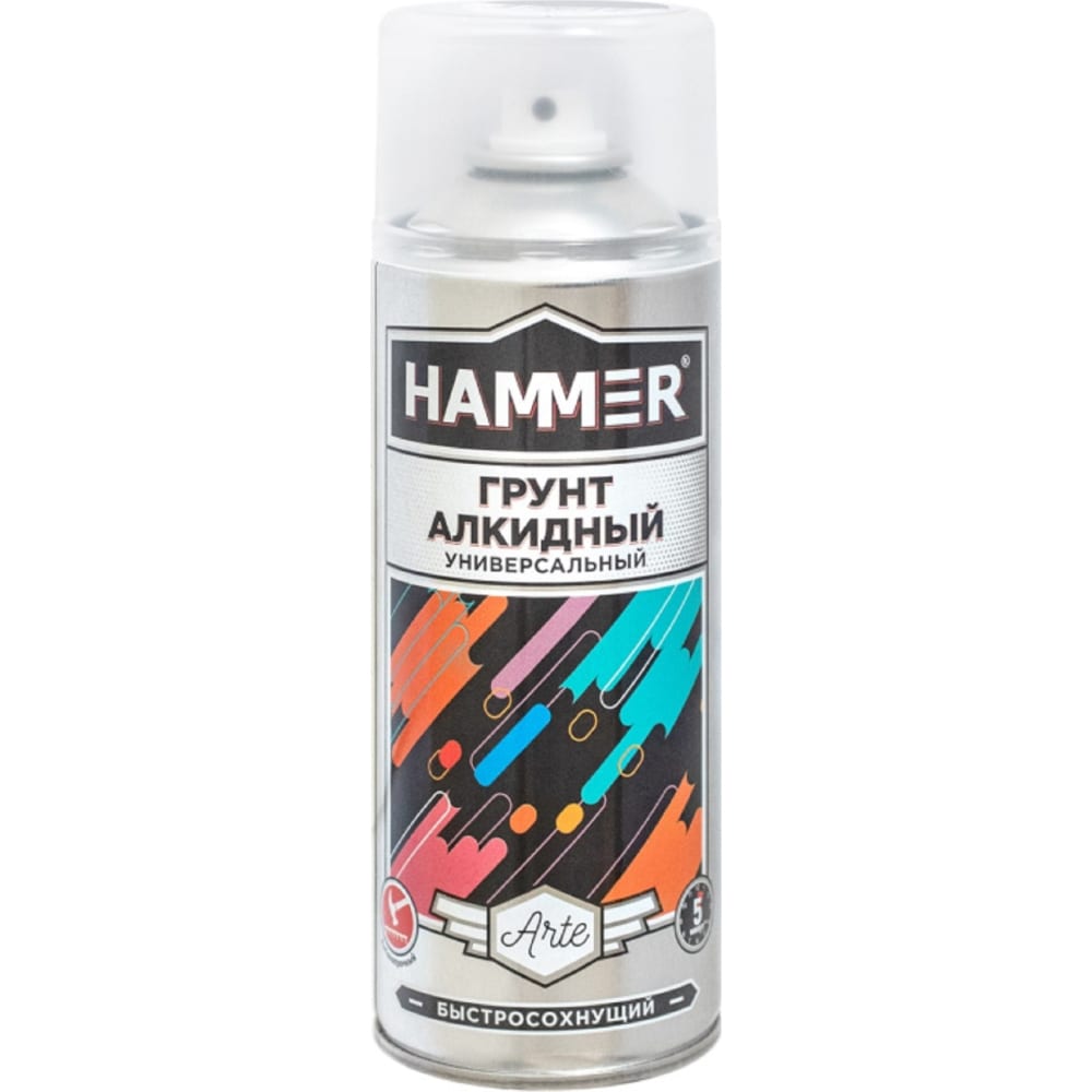 Hammer Грунт алкидный белый 520мл./0,27кг 12 ЭК000140413