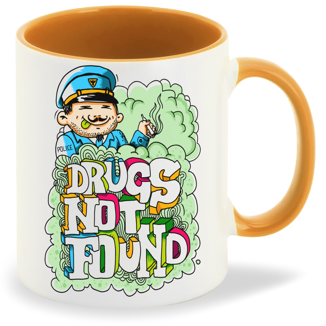 

Кружка CoolPodarok Прикол Полицейский drugs not found, Прикол Полицейский drugs not found