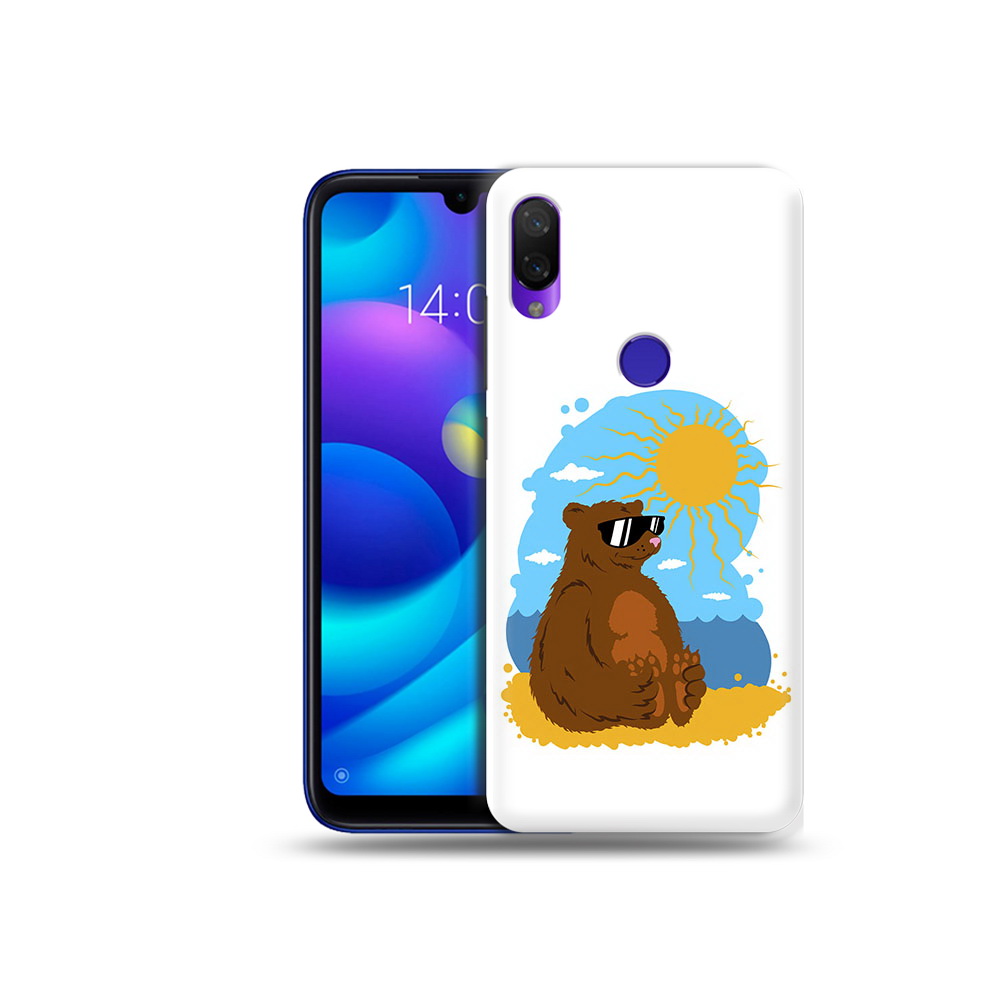 

Чехол MyPads Tocco для Xiaomi Mi Play медведь на чиле (PT128724.322.468), Прозрачный, Tocco