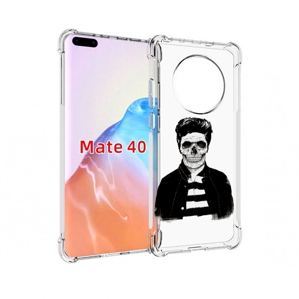 

Чехол MyPads Tocco для Huawei Mate 40 скелет, Прозрачный, Tocco