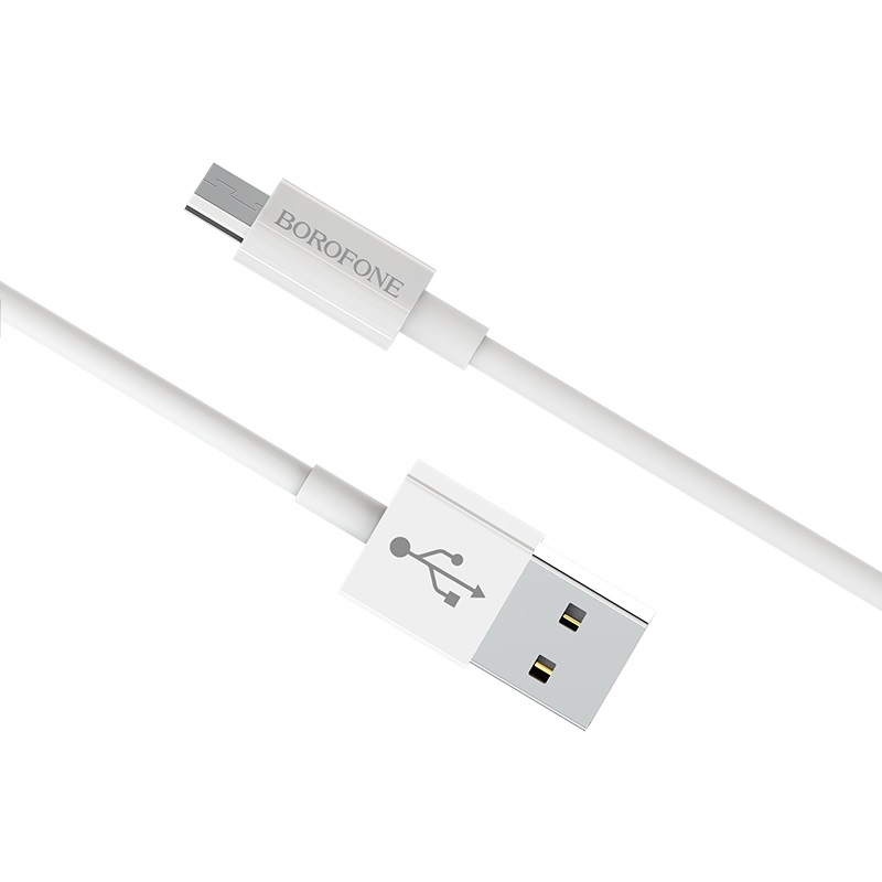 Кабель Borofone micro USB BX22 1m White