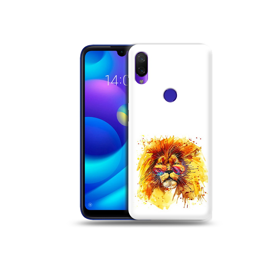 

Чехол MyPads Tocco для Xiaomi Mi Play лев в очках (PT128724.322.436), Прозрачный, Tocco