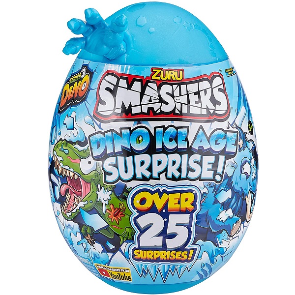 

Гигантское яйцо динозавра Zuru Smashers Ледниковый период (28 см), голубая рука 7455-3