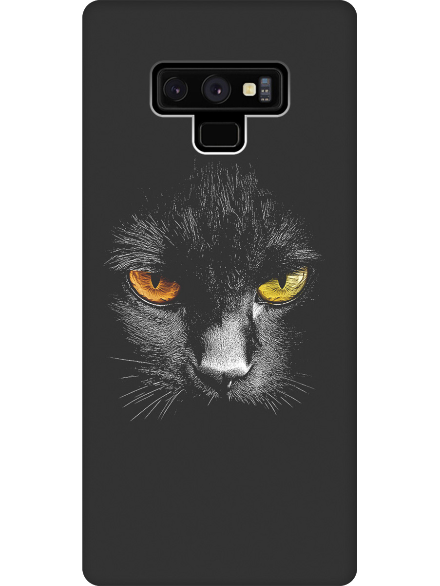

Силиконовый чехол на Samsung Galaxy Note 9 с принтом матовый черный 833470, Черный;белый;золотистый, 718862712