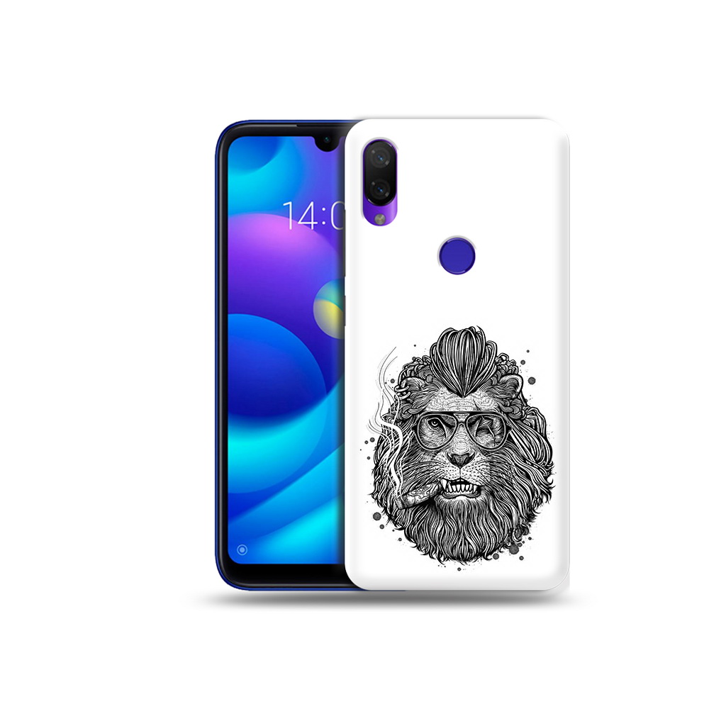 

Чехол MyPads Tocco для Xiaomi Mi Play курящий лев (PT128724.322.432), Прозрачный, Tocco