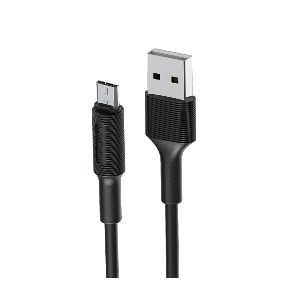 фото Кабель borofone micro usb bx1 1m black