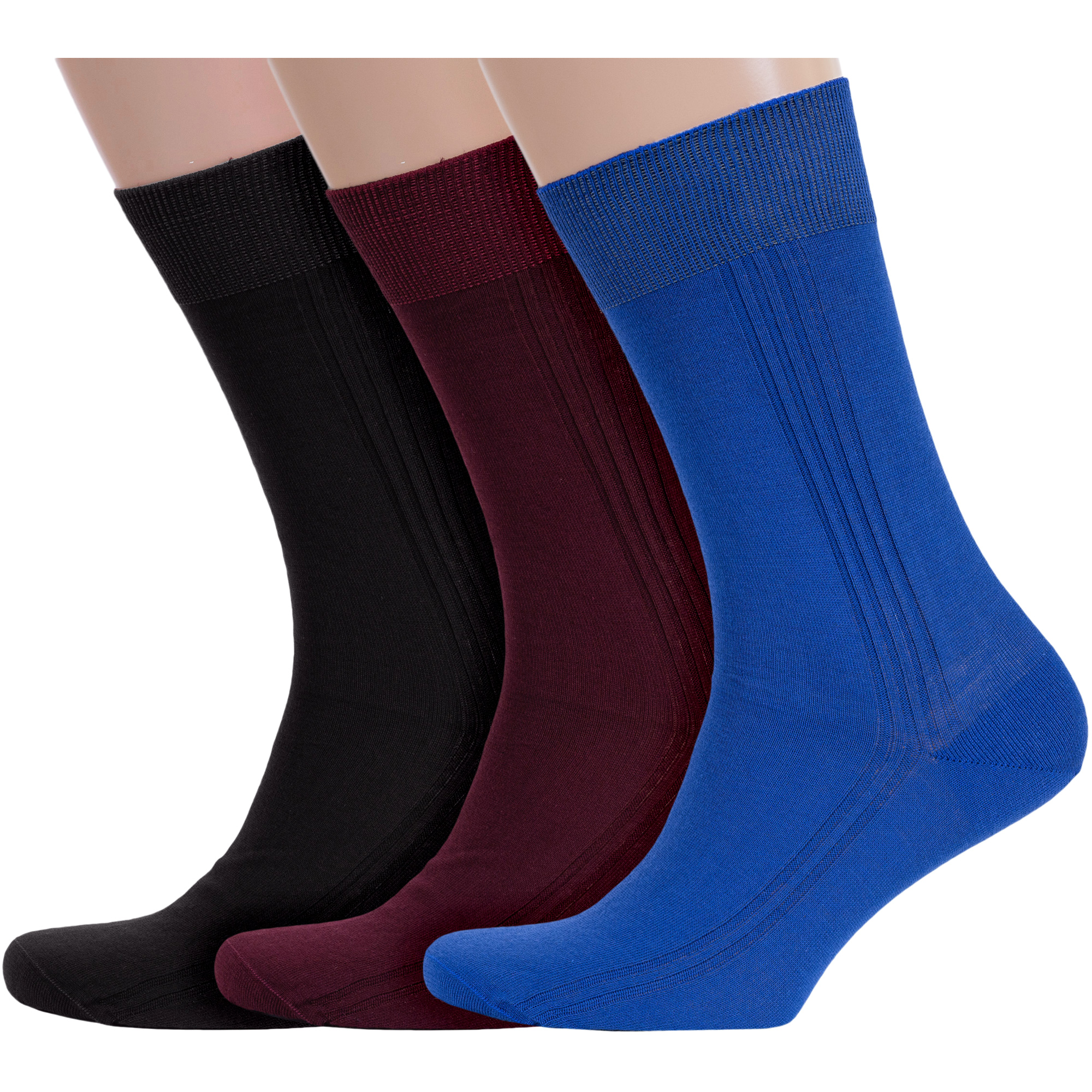 

Комплект носков мужских Rusocks 3-М3-11001 разноцветных 29, Черный;бордовый;синий, 3-М3-11001