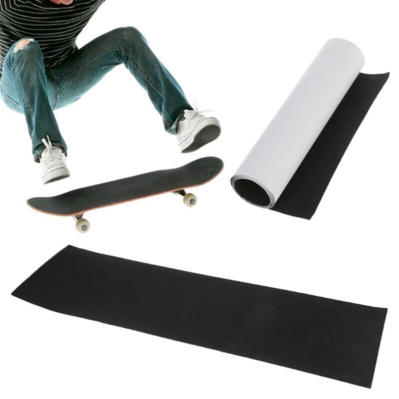Шкурка для скейта GRIPTAPE, размер 15см х 60см, цвет черный