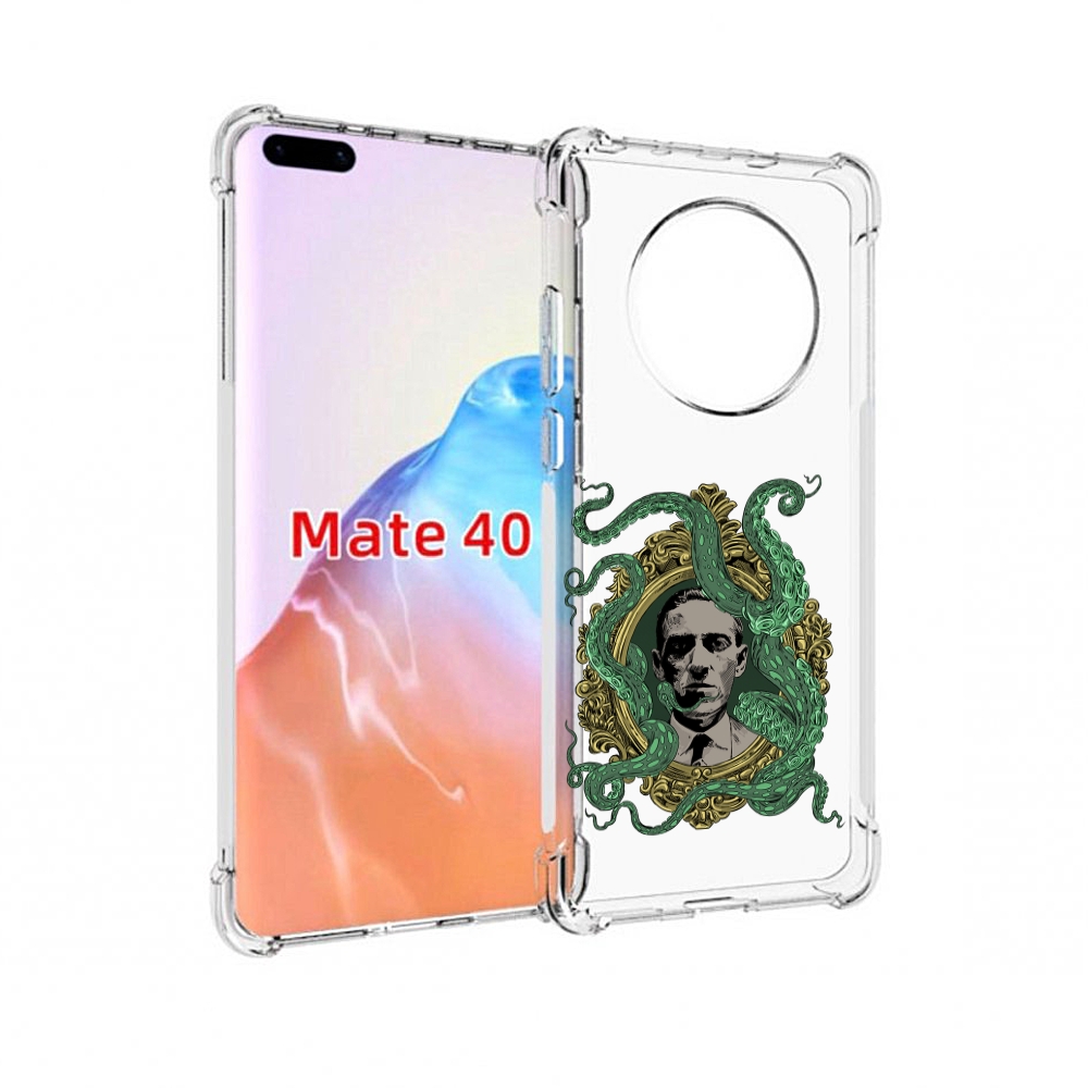 

Чехол MyPads Tocco для Huawei Mate 40 портрет с кракеном, Прозрачный, Tocco
