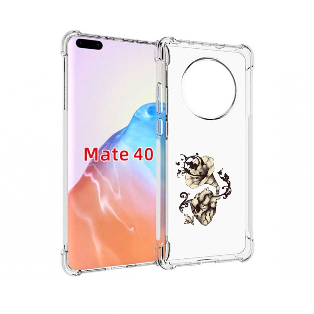 

Чехол MyPads Tocco для Huawei Mate 40 Граммофон, Прозрачный, Tocco