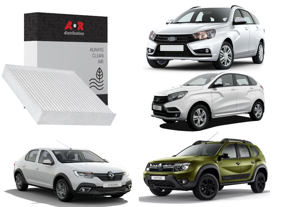 фото Фильтр салона lada vesta, x-ray, renault arkana, duster ii, kaptur, logan ii, ard3016r ar-distribution