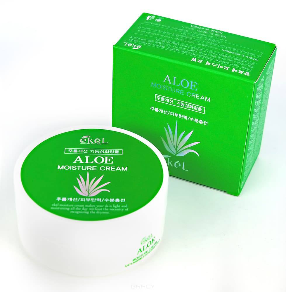 фото Увлажняющий крем ekel с экстрактом алоэ aloe moisture cream, 100 мл.