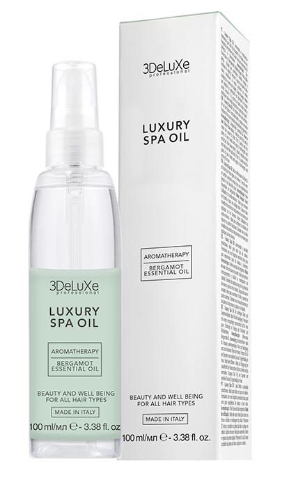 фото Масло для волос 3deluxe professional - "кристальные капли" luxury spa oil, 100 мл