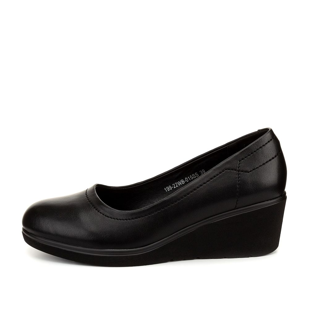 

Туфли женские Marisetta 199-22WB-015SS черные 37 RU, Черный, 199-22WB-015SS