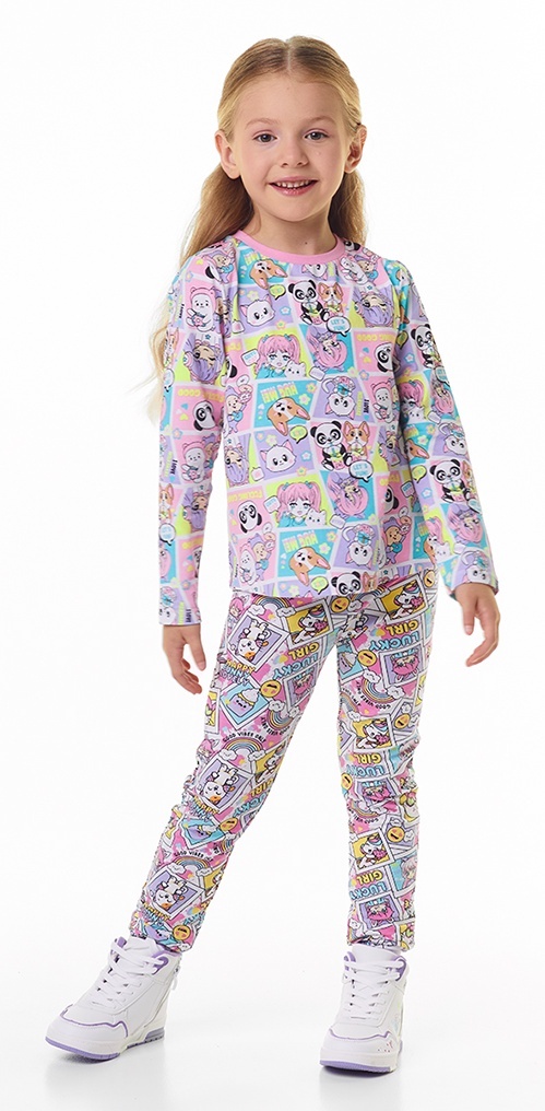 

Лонгслив детский Kari Kids AW24C55403210, разноцветный, 104, 234544