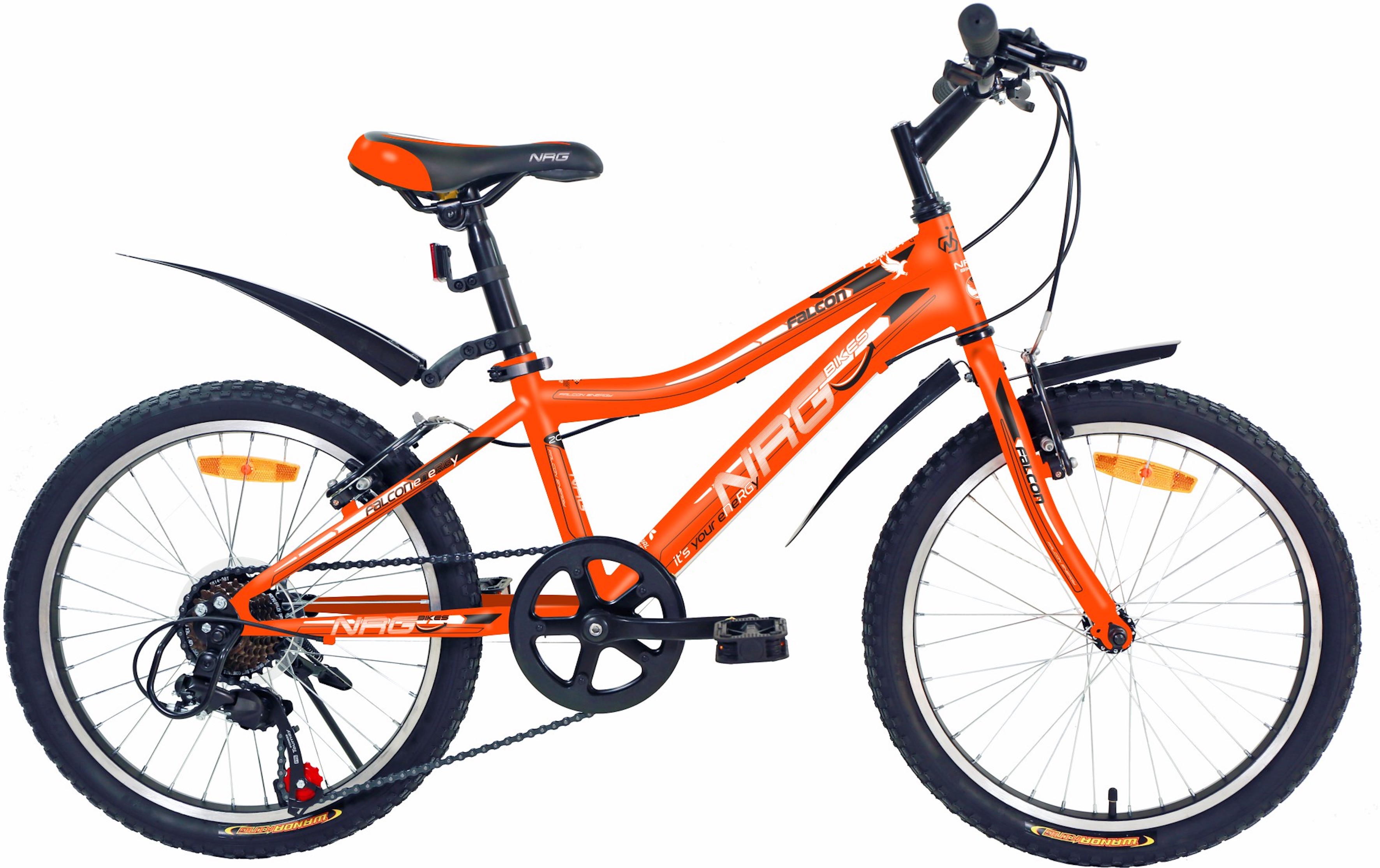 фото Велосипед nrg bikes falcon 20''/11'' orange/black/white