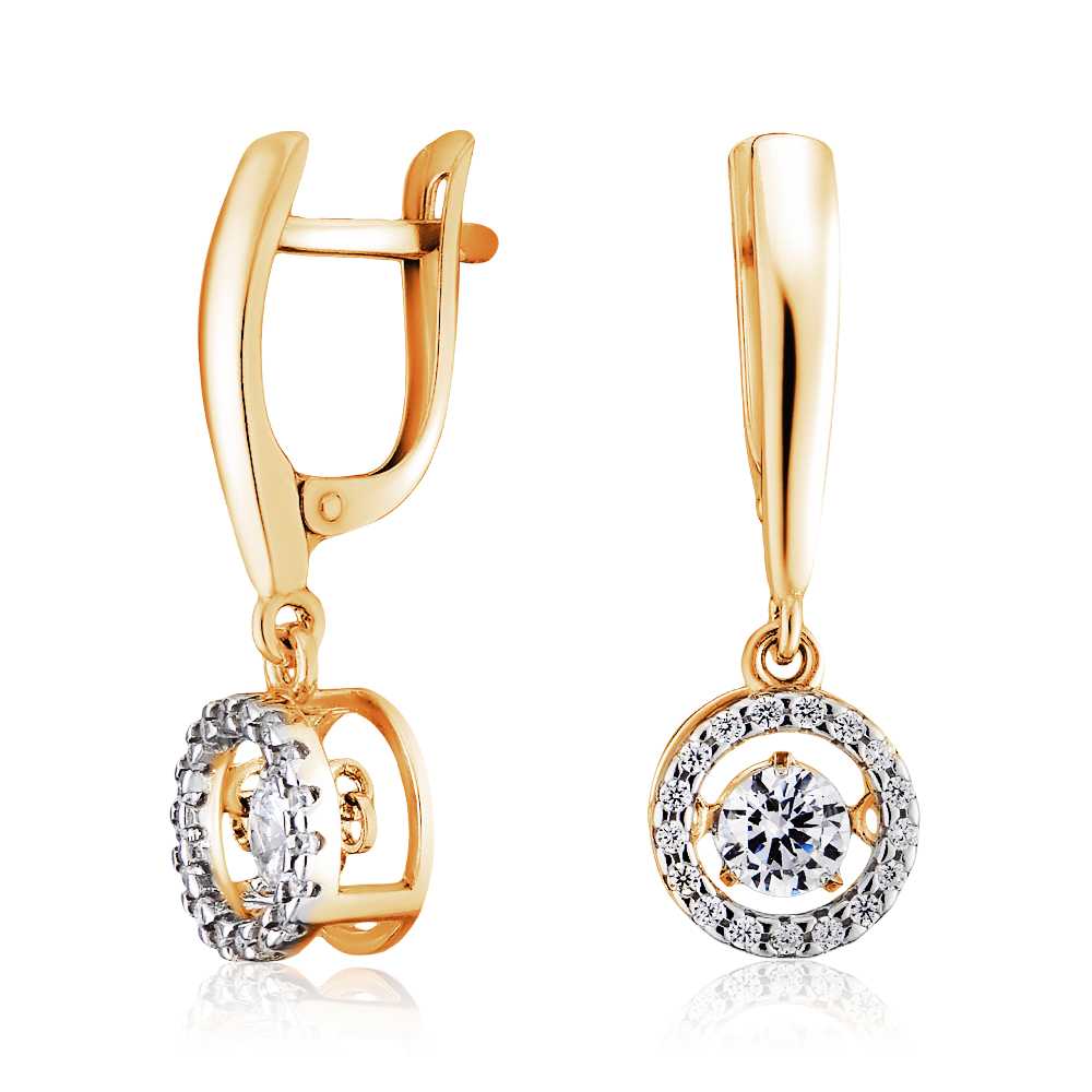 

Серьги из серебра с фианитом ЮВЕЛИР КАРАТ 2129203/9п, 2129203/9п