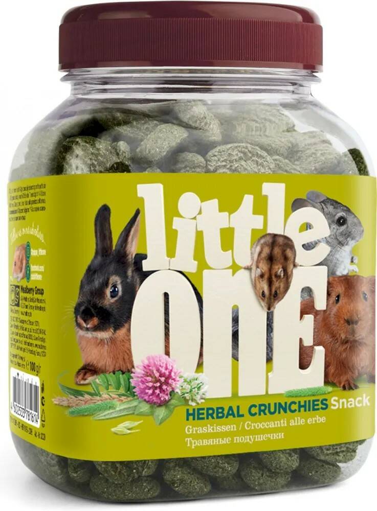 

Лакомство для грызунов Little One Травяные подушечки 100 г