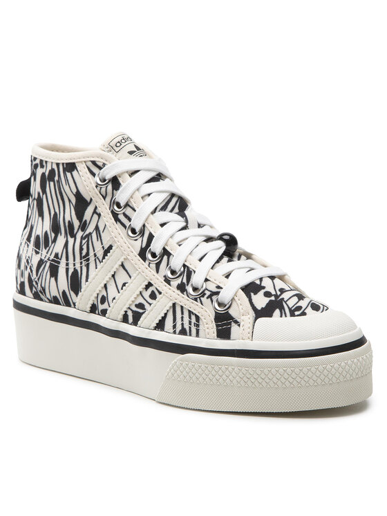 

Кеды Nizza Platform Mid W GY9424 adidas белый 36,5 EU, Nizza Platform Mid W GY9424