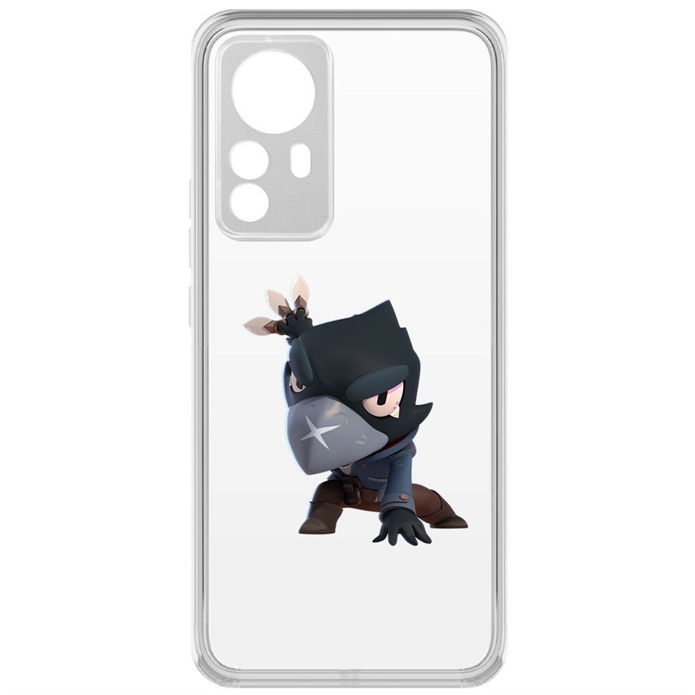 

Чехол-накладка Brawl Stars-Ворон для Xiaomi 12 Pro, Прозрачный