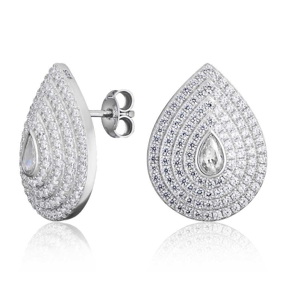 

Серьги из серебра с фианитом ЮВЕЛИР КАРАТ 2129168/9SЕ2457, 2129168/9SЕ2457