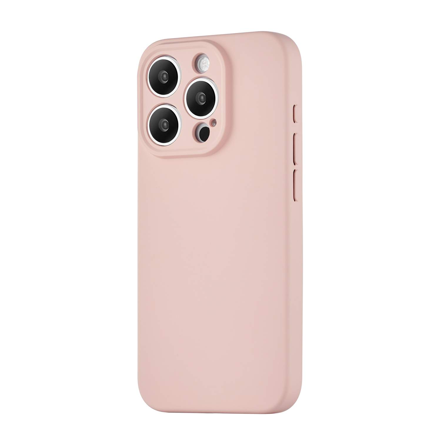 

Чехол для iPhone 15 Pro Rocket Sense, soft-touch, TPU, персиковый, Розовый