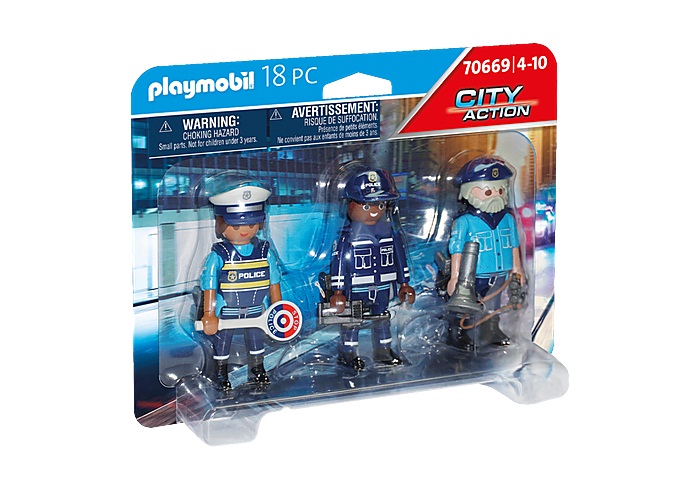 фото Конструктор playmobil city action фигурки полицейских 70669