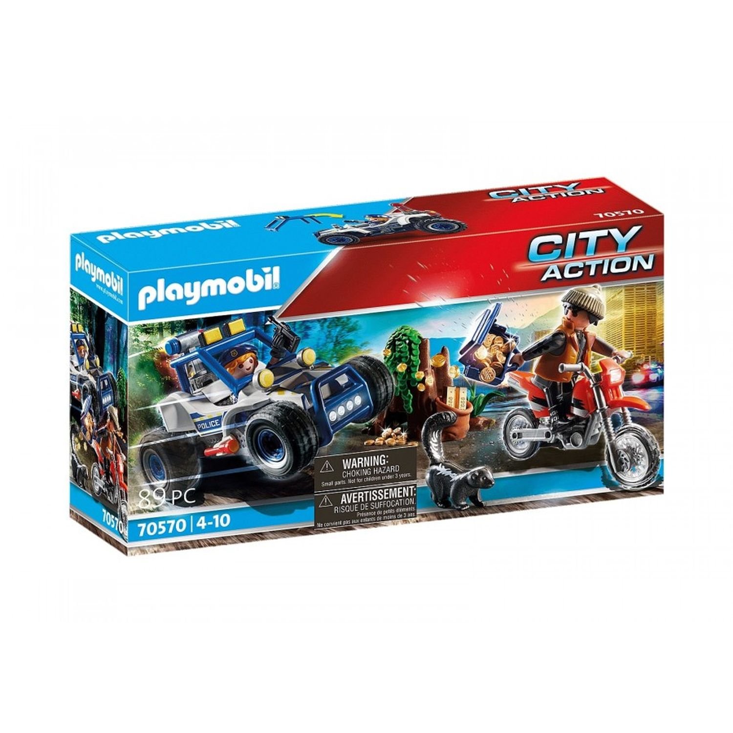 фото Конструктор playmobil city action погоня за похитителем сокровищ 70570