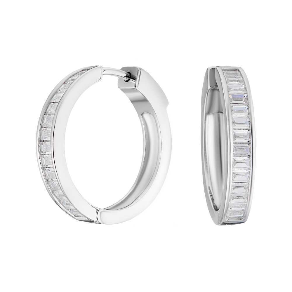 

Серьги из серебра с фианитом ЮВЕЛИР КАРАТ CTE-12170-20, CTE-12170-20
