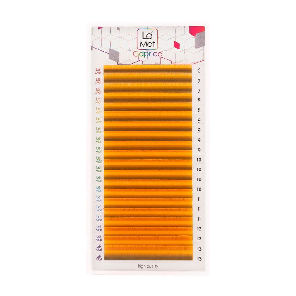 

Ресницы Orange Le Maitre Caprice 20 линий C 007 Mix 8-15 mm, Оранжевый