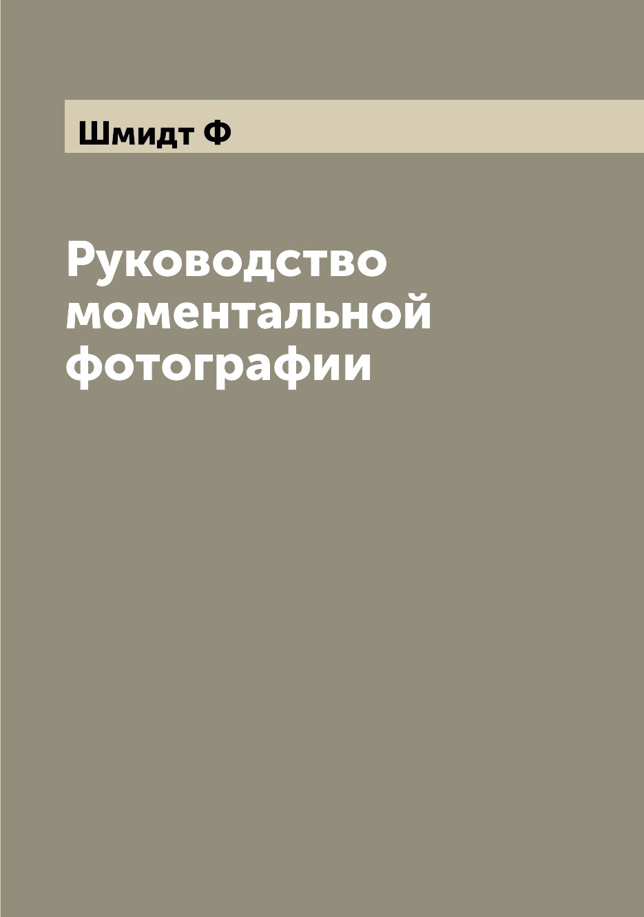 

Книга Руководство моментальной фотографии