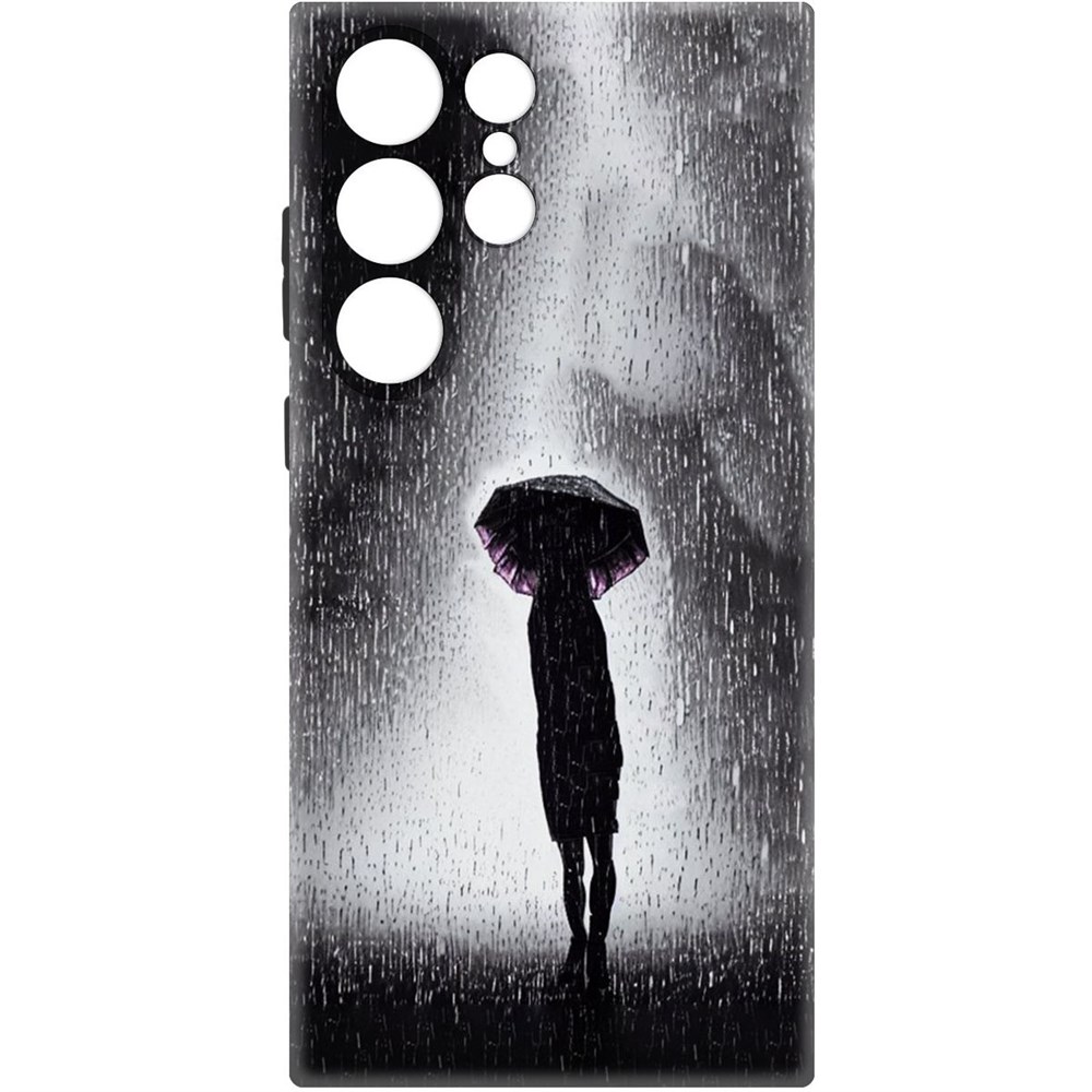 

Чехол-накладка Софт Ночная крипота для Samsung Galaxy S23 Ultra, Черный