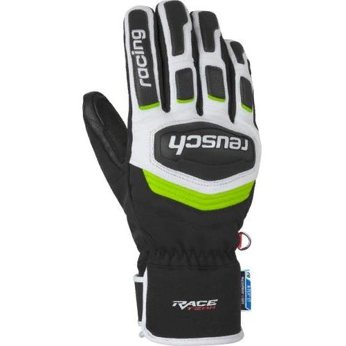 фото Перчатки reusch race training r-tex xt black/white/neon green inch 9,5