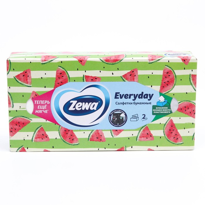 

Салфетки бумажные Zeva Everyday, микс, 100 шт., Белый, Everyday