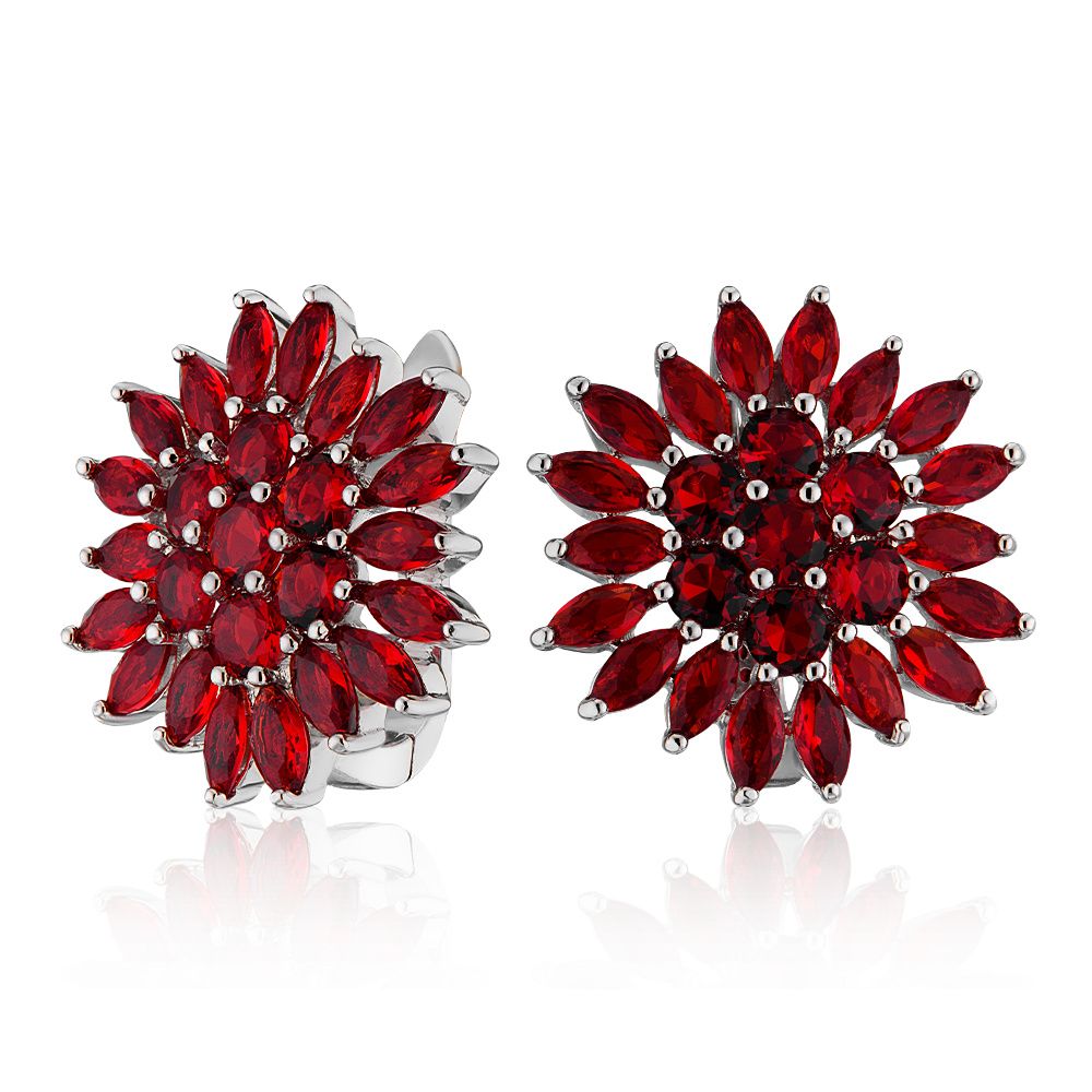 

Серьги из серебра с фианитом ЮВЕЛИР КАРАТ C054E3, C054E3