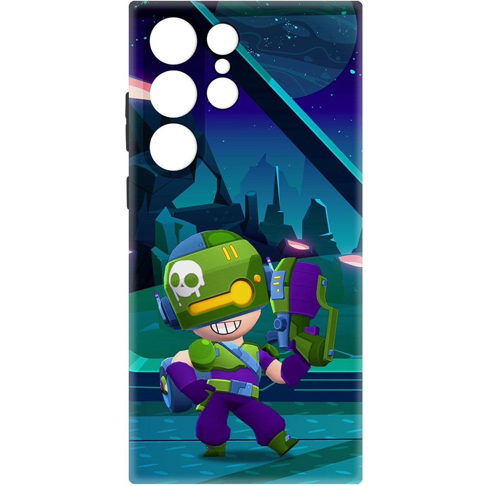 Чехол-накладка Софт Brawl Stars - Контрабандистка Пенни для Samsung Galaxy S23 Ultra