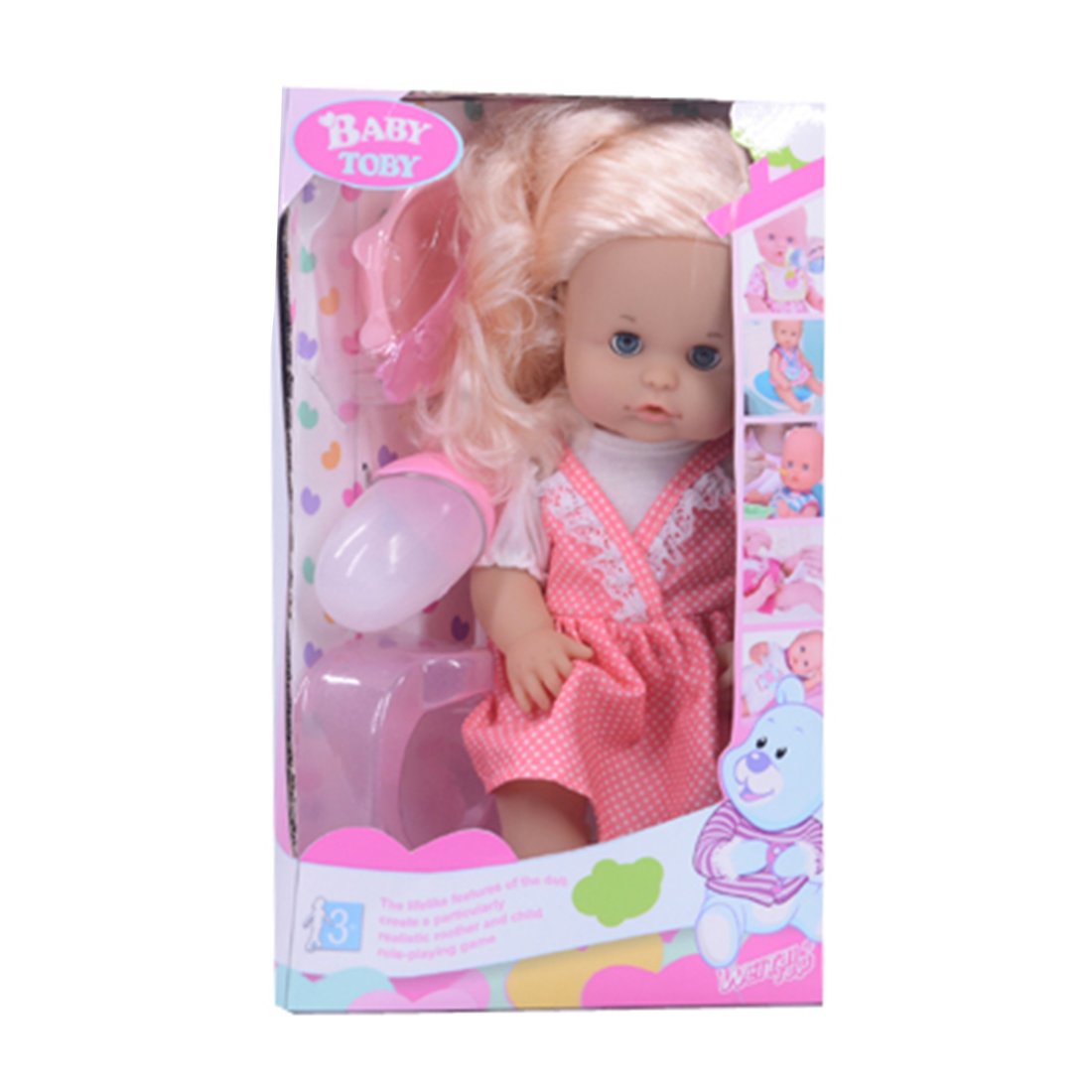 

Кукла Наша Игрушка Мой малыш, 31 см, пьет, писает, 4 предмета 319022C4, Мой малыш, 31 см, пьет, писает, 4 предмета, коробка