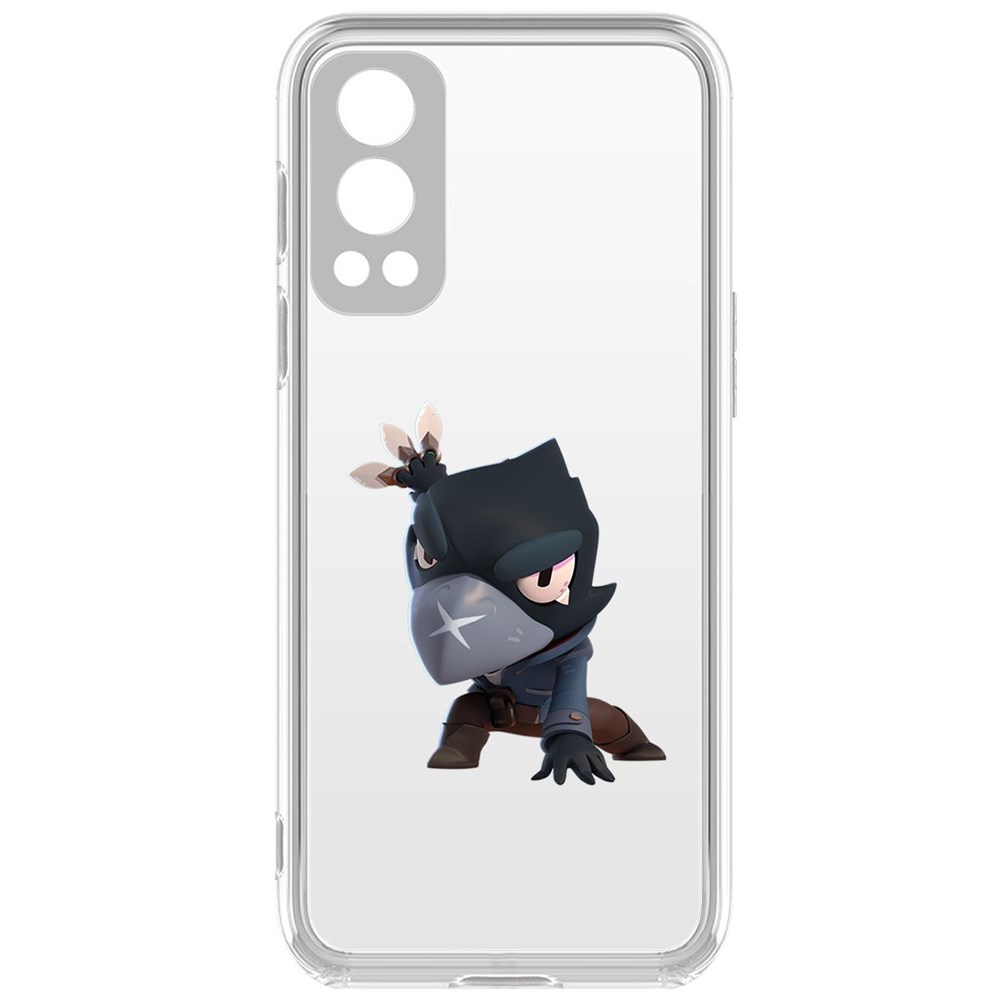 

Чехол-накладка Brawl Stars-Ворон для OnePlus Nord 2 5G, Прозрачный