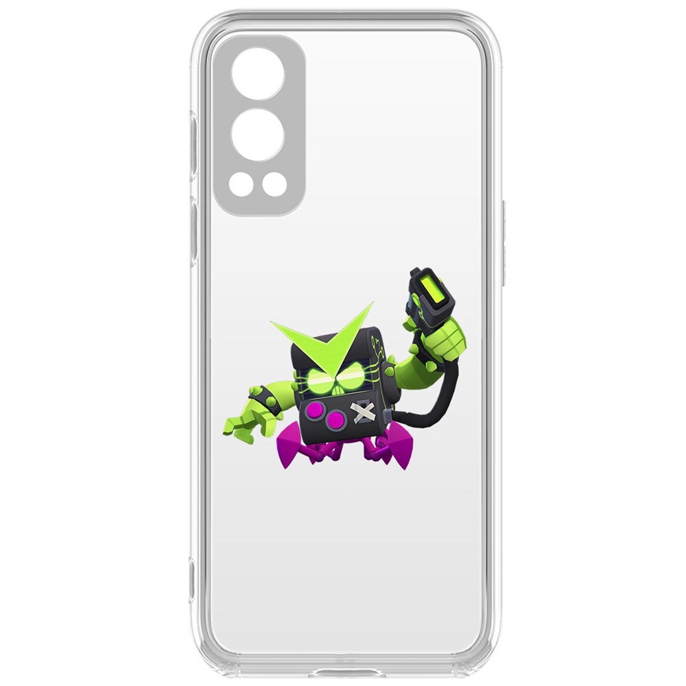

Чехол-накладка Brawl Stars-Вирус 8-бит для OnePlus Nord 2 5G, Прозрачный