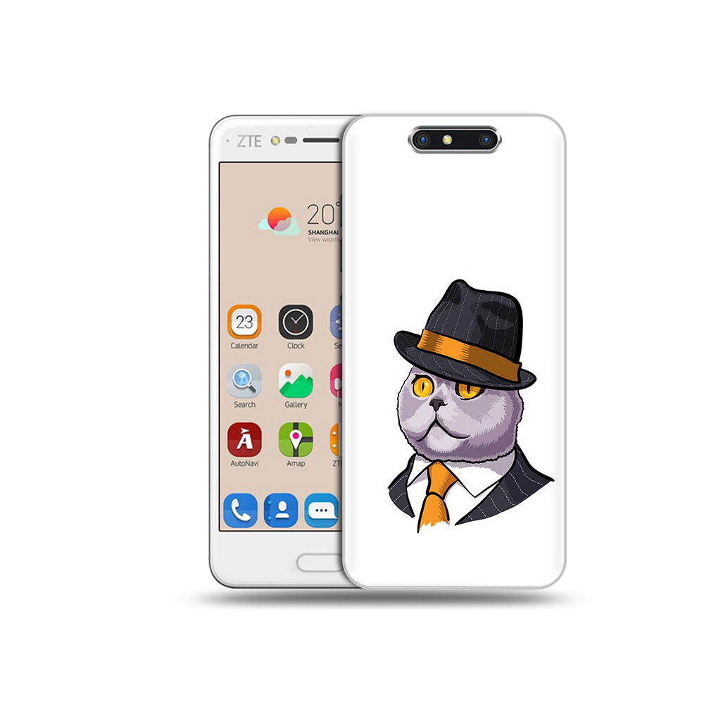 

Чехол MyPads Tocco для ZTE Blade V8 британец (PT100217.451.247), Прозрачный, Tocco