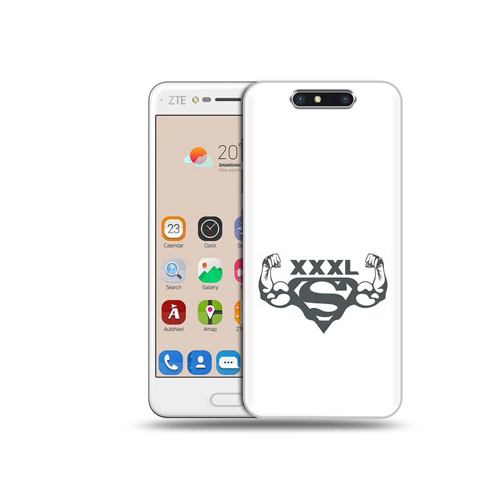 Чехол MyPads Tocco для ZTE Blade V8 бодибилдинг супермен (PT100217.451.237)