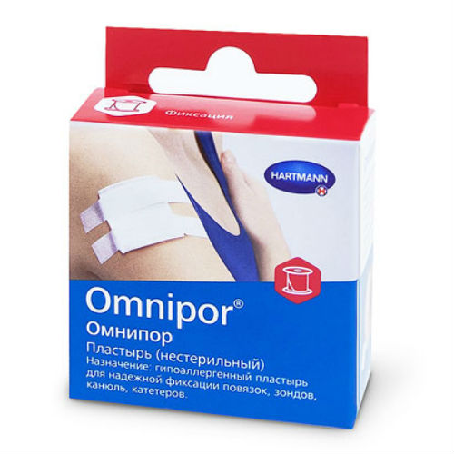 

Пластырь Hartmann Omnipor нетканый белый 5 м x 1,25 см